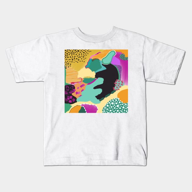 Blackcurrant Jam Kids T-Shirt by Kamaloca
